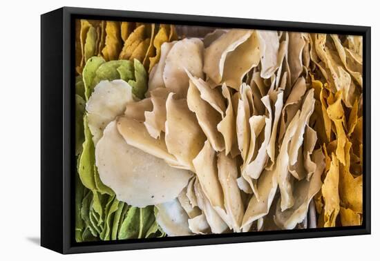 India, Rajasthan, Jaipur. a Roadside Stall with a Display of Thin-Nigel Pavitt-Framed Premier Image Canvas