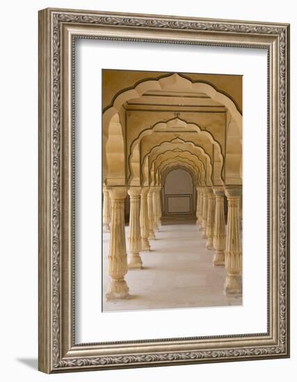 India, Rajasthan, Jaipur Amber Fort. Arches-Emily Wilson-Framed Photographic Print