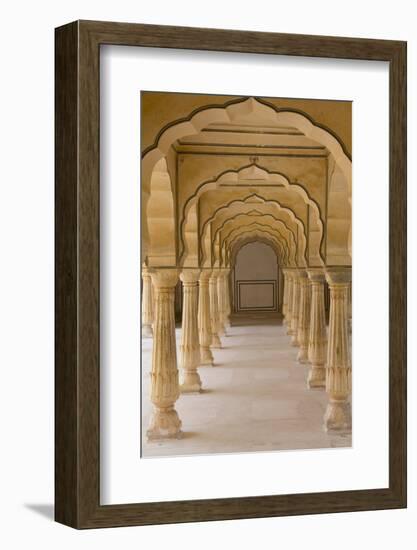 India, Rajasthan, Jaipur Amber Fort. Arches-Emily Wilson-Framed Photographic Print