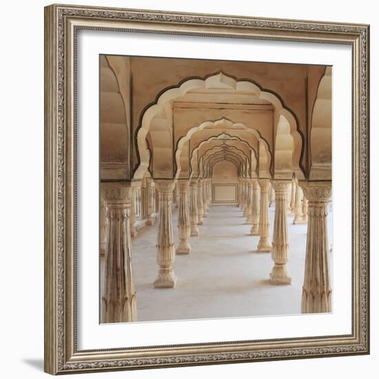 India, Rajasthan, Jaipur, Amber Fort-Michele Falzone-Framed Photographic Print