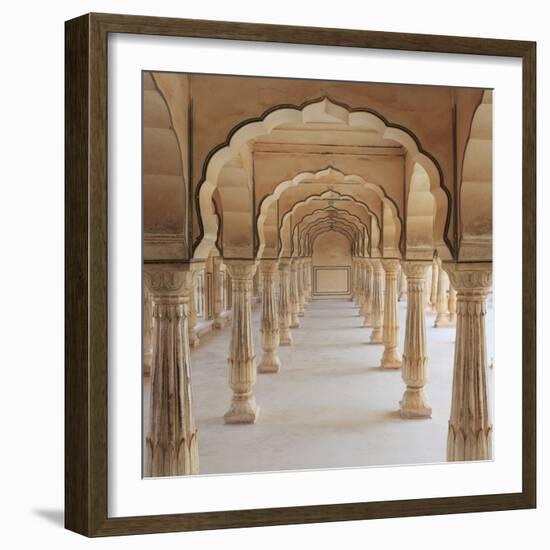 India, Rajasthan, Jaipur, Amber Fort-Michele Falzone-Framed Photographic Print