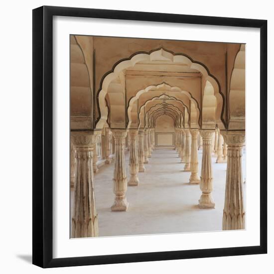 India, Rajasthan, Jaipur, Amber Fort-Michele Falzone-Framed Photographic Print