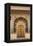 India, Rajasthan, Jaipur, Peacock Door at City Palace-Alida Latham-Framed Premier Image Canvas