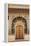 India, Rajasthan, Jaipur, Peacock Door at City Palace-Alida Latham-Framed Premier Image Canvas