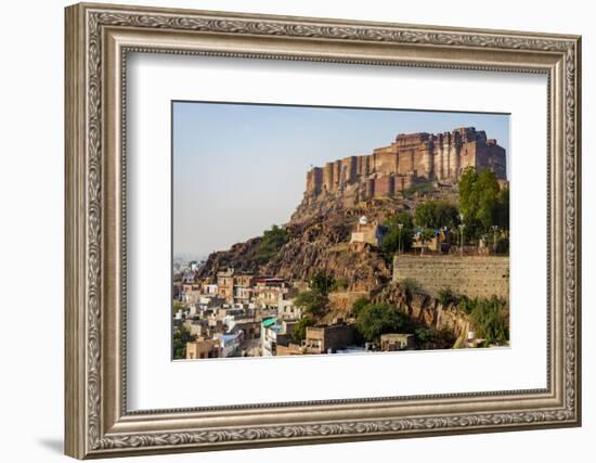 India, Rajasthan, Jodhpur. Mehrangarh Fort (built circa 1460 on National Geological Monument, part -Alison Jones-Framed Photographic Print