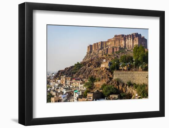 India, Rajasthan, Jodhpur. Mehrangarh Fort (built circa 1460 on National Geological Monument, part -Alison Jones-Framed Photographic Print