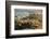 India, Rajasthan, Jodhpur. Mehrangarh Fort, view from tower of old city wall and houses beyond pain-Alison Jones-Framed Photographic Print