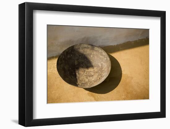 India, Rajasthan. Traditional bowl close-up.-Jaynes Gallery-Framed Photographic Print