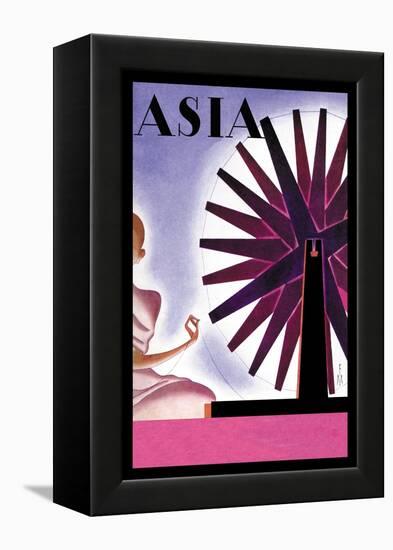 India's Symbolic Wheel-Frank Mcintosh-Framed Stretched Canvas