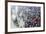 India, Sonepur, Devout Pilgrims Bathing in the Ganges River on Kartik Purnima-Ellen Clark-Framed Photographic Print