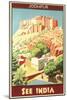 India Travel Poster, Jodhpur-null-Mounted Art Print