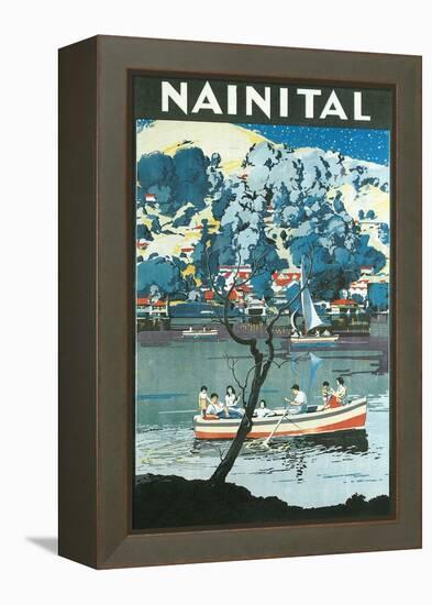 India Travel Poster, Nainital-null-Framed Stretched Canvas