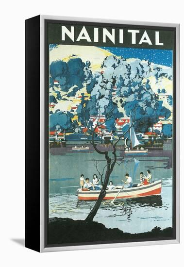 India Travel Poster, Nainital-null-Framed Stretched Canvas