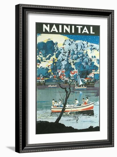 India Travel Poster, Nainital-null-Framed Art Print