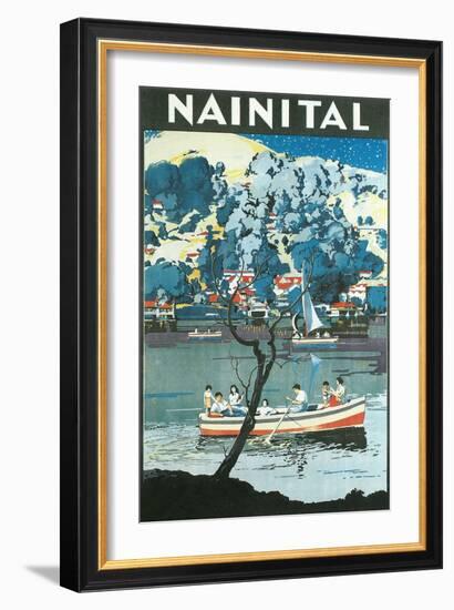 India Travel Poster, Nainital-null-Framed Art Print