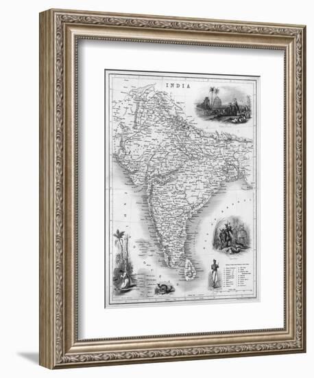 India Under British Rule About the Time of the Mutiny-W. Hughes-Framed Photographic Print