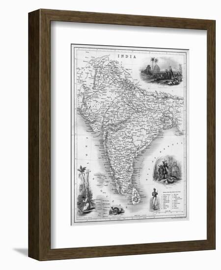 India Under British Rule About the Time of the Mutiny-W. Hughes-Framed Photographic Print