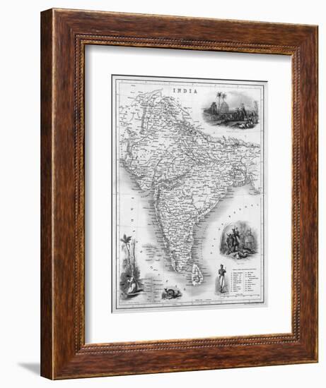 India Under British Rule About the Time of the Mutiny-W. Hughes-Framed Photographic Print