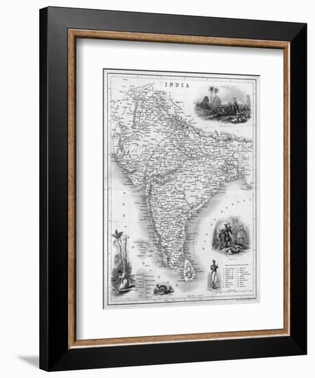 India Under British Rule About the Time of the Mutiny-W. Hughes-Framed Photographic Print