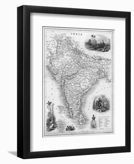 India Under British Rule About the Time of the Mutiny-W. Hughes-Framed Photographic Print