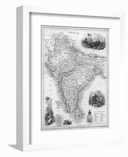 India Under British Rule About the Time of the Mutiny-W. Hughes-Framed Photographic Print