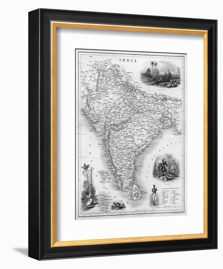 India Under British Rule About the Time of the Mutiny-W. Hughes-Framed Photographic Print