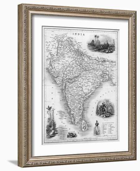 India Under British Rule About the Time of the Mutiny-W. Hughes-Framed Photographic Print