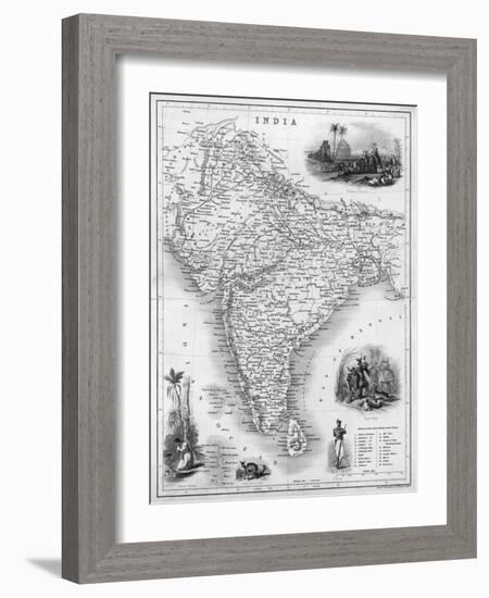 India Under British Rule About the Time of the Mutiny-W. Hughes-Framed Photographic Print