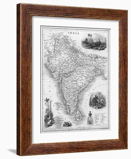 India Under British Rule About the Time of the Mutiny-W. Hughes-Framed Photographic Print