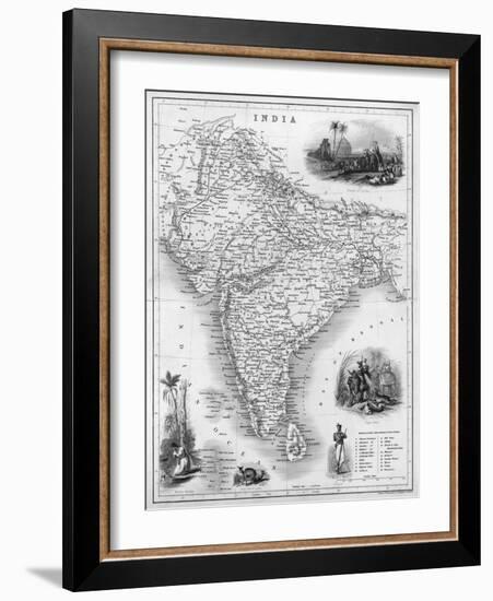 India Under British Rule About the Time of the Mutiny-W. Hughes-Framed Photographic Print