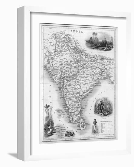 India Under British Rule About the Time of the Mutiny-W. Hughes-Framed Photographic Print