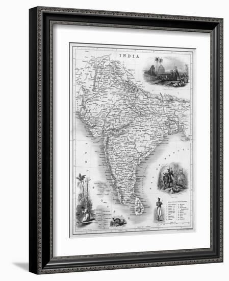 India Under British Rule About the Time of the Mutiny-W. Hughes-Framed Photographic Print