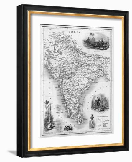 India Under British Rule About the Time of the Mutiny-W. Hughes-Framed Photographic Print