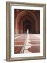 India, Uttar Pradesh, Agra. Archways of the Mosque on the Grounds of the Taj Mahal-Emily Wilson-Framed Photographic Print