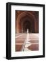 India, Uttar Pradesh, Agra. Archways of the Mosque on the Grounds of the Taj Mahal-Emily Wilson-Framed Photographic Print