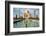 India, Uttar Pradesh. Agra. Taj Mahal tomb and minarets with reflecting pool in foreground-Alison Jones-Framed Photographic Print