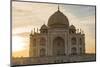 India, Uttar Pradesh. Agra. Taj Mahal tomb at sunset-Alison Jones-Mounted Photographic Print