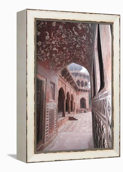 India, Uttar Pradesh, Agra. the Mosque's Arches-Emily Wilson-Framed Premier Image Canvas