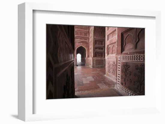 India, Uttar Pradesh, Agra. the Mosque's Arches-Emily Wilson-Framed Photographic Print