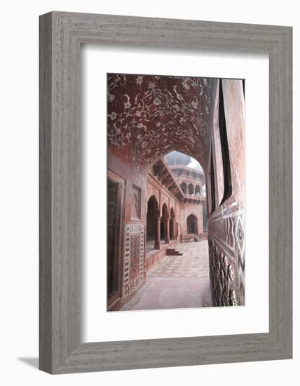 India, Uttar Pradesh, Agra. the Mosque's Arches-Emily Wilson-Framed Photographic Print