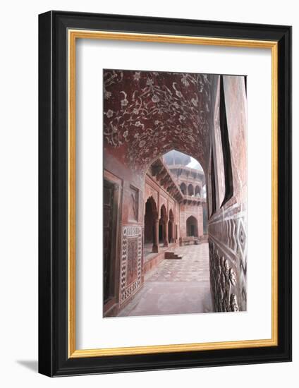 India, Uttar Pradesh, Agra. the Mosque's Arches-Emily Wilson-Framed Photographic Print