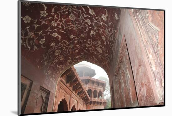 India, Uttar Pradesh, Agra. the Mosque's Arches-Emily Wilson-Mounted Photographic Print