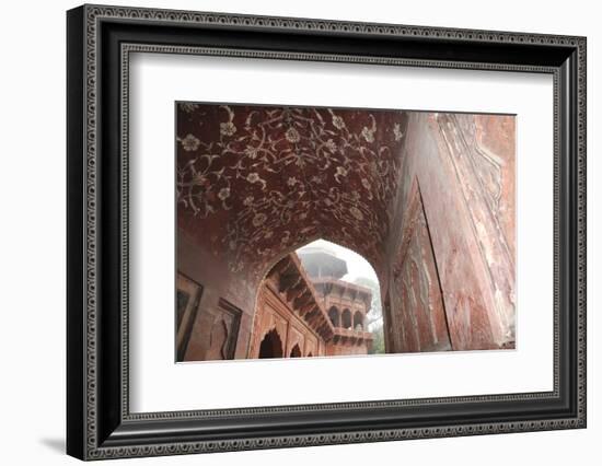 India, Uttar Pradesh, Agra. the Mosque's Arches-Emily Wilson-Framed Photographic Print