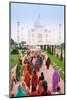 India, Uttar Pradesh, the Taj Mahal, This Mughal Mausoleum Has Become the Tourist Emblem of India-Gavin Hellier-Mounted Photographic Print