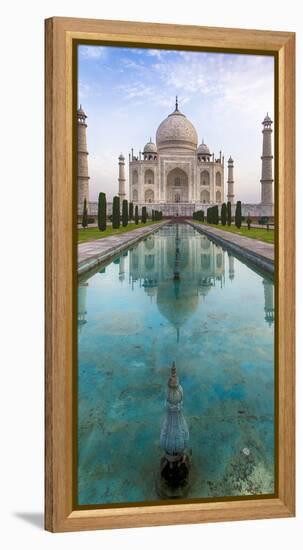 India. View of the Taj Mahal in Agra.-Ralph H^ Bendjebar-Framed Premier Image Canvas