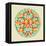 India - Yoga Mandala-cienpies-Framed Stretched Canvas