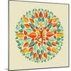 India - Yoga Mandala-cienpies-Mounted Art Print