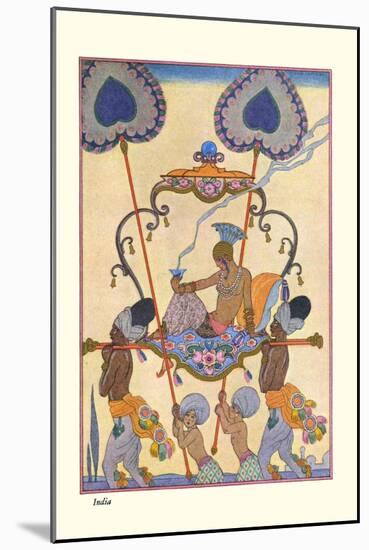 India-Georges Barbier-Mounted Art Print