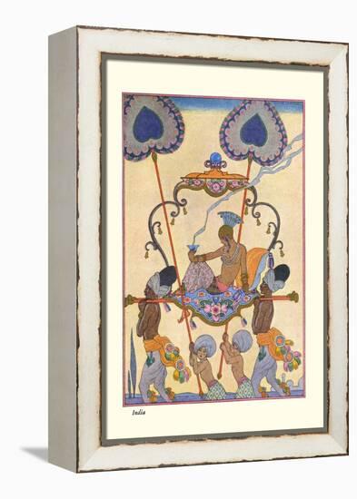 India-Georges Barbier-Framed Stretched Canvas