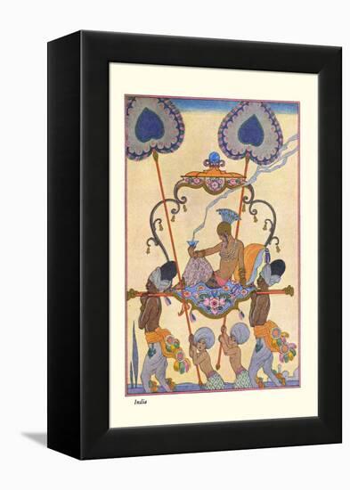 India-Georges Barbier-Framed Stretched Canvas